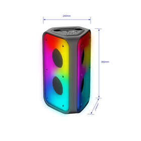 Portable karaoke party bluetooth speaker boombox 36 watt with RGB light for outdoor and home office odm oem supplier