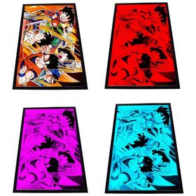 Decoración de pared directa de fábrica, póster acrílico de anime de 3 mm, marco, cajas de luz RGB retroiluminadas, impresiones artísticas, caja de luz LED a presión, trenzas