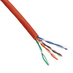 Cat5e Ethernet Netzwerkkabel, Massiv, 350MHz UTP, blanker Kupferdraht 24AWG, 1000ft Rot LSZH Lan 305m für kommerzielle Netzwerke