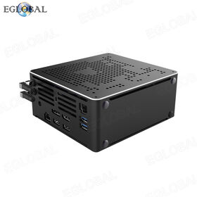 Mini PC de Bureau Gaming Intel Core i9-10980HK 10e Génération, 8C/16T, 16 Go DDR4, Double LAN, Écrans 4K (DP+HDMI), Win11
