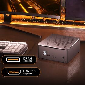 Mini PC Haute Performance avec Processeur I-ntel Xeon E-2186M E-2276M E-2176M, RAM DDR4, Type-C, Double LAN, DP HD Ordinateur de Bureau