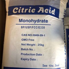 Wholesale Citric Acid Anhydrous Food Grade and Citric Acid Monohydrate 25kg Bag