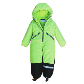 OEM Children's Unisex Ski Suit Waterproof Breathable Kids Winter Overall with Padding and Hood