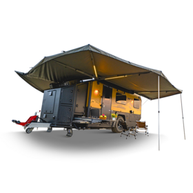 Remolque RV Offroad de Eje Único Estilo Australiano con Cocina - Remolques de Viaje