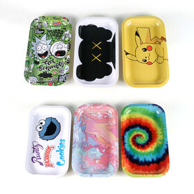 Colorful Wholesale all print metal rolling tray in stock.