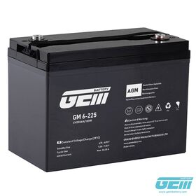 6V 225Ah Solar AGM Batterie mit geringer Selbstentladung für erneuerbare Energiesysteme - Solarenergie & Windkraft
