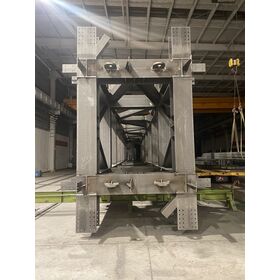 Brillo pintado, soldadura robusta, el almacén de Q355 impulsa la cadena logística en frío.