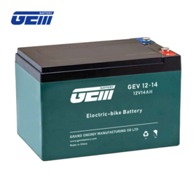 12V 14Ah Lead-Acid E-Bike Battery with Reinforced Grids, Superior Vibration Resistance, and Optimized Deep Cycle Performance