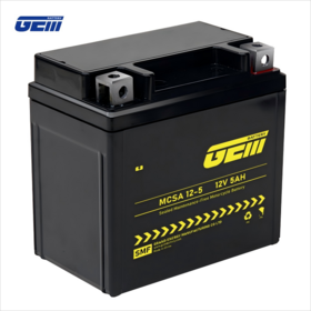 12V 5AH Motorcycle Battery, Maintenance-Free, High Cranking Power for Motorbikes