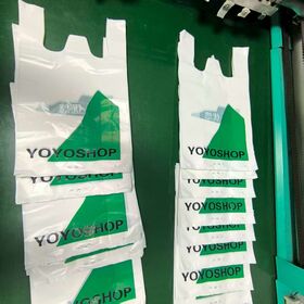 Manufacturer Low Price White Green Custom Color Durable HDPE Material Food Plastic Bag