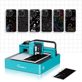Machine de découpe de verre UV haute précision TuoLi pour téléphones portables, mini machine de fabrication de protecteurs d'écran, découpeur de peau de téléphone DIY