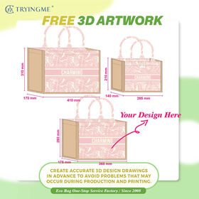Wholesale New Design Promotional Cotton Canvas with logo Bags Jute Tote Bag for beach bag