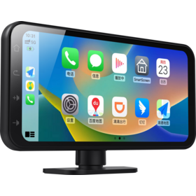 Enregistrement 4K, CarPlay à écran tactile complet, Écran IPS de 6,26 pouces, Prise en charge Bluetooth, WiFi, FM, Sortie AUX