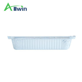 Contenedor rectangular de aluminio de 800 ml para catering y aerolíneas, calidad alimentaria