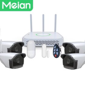 Kit NVR POE de Alarme de Vídeo 4G Wifi para Fornecedor FSK433/868MHz