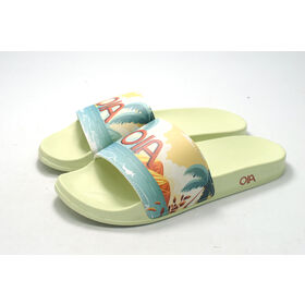 Sandales Tongs pour Femmes Élégantes, Essentiels d'Été pour la Plage, Mules avec Semelle Intérieure en Mousse à Mémoire de Forme, Chaussures Confortables pour Femmes en gros