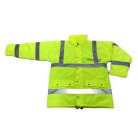 Hi Vis Clothing Men Wateproof Breathable Reflective Jacket Winter Warm Safety Parka Jcket for protection