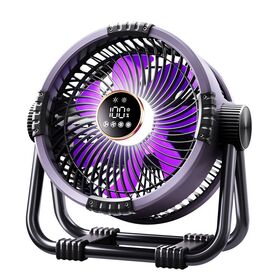 Ventilateur Portable 2025 : Nouveau Design, Étanche, Antichoc, Vent Fort, Chargement USB pour Pique-nique, Camping, Pêche, Barbecue - Offre B2B