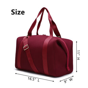 Fabrikpreis Unisex Vielseitige Kurze Geschäftsreisen Große Kapazität Reisetasche Custom Luxus Neopren Seesack für Sport Fitness