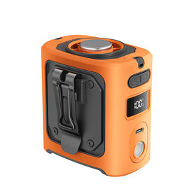 Tragbarer Outdoor-Ventilator mit USB-Aufladung, Nacken-, Taillen-, Tisch- und Handventilator für Wandern, Radfahren, Angeln und Camping