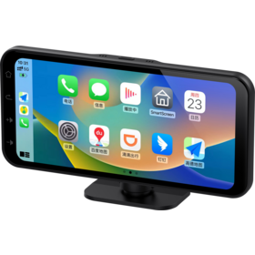 Enregistreur Double Objectif 4K CarPlay, UHD Avant 2K+FHD Arrière 1K, CarPlay avec Écran Automatique, Écran 6.25 Pouces pour Voiture