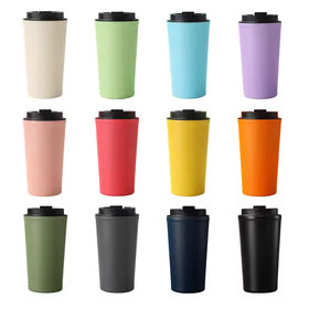 Wholesale Custom 17oz Leakproof Double Wall Vacuum Thermos Car Cup Stainless Steel Insulated Travel Coffee Tumbler Mug with Lid