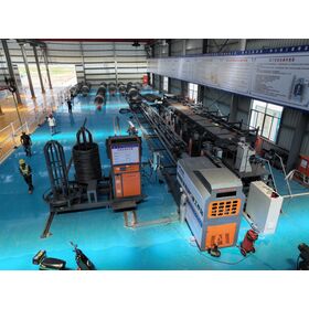 Workstation Pembentuk Kandang Batang Baja Otomatis LYZD-GJL2500 - Diameter Kandang Baja: 700~2500 mm, Panjang Kandang: 12 m