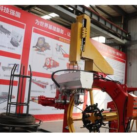 Mesin Las Sangkar Batang Baja CNC LYGH-1250D Diameter sangkar baja 350~1250 mm Panjang sangkar 12 m (Ukuran lebih besar dapat disesuaikan)