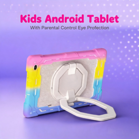 Tablette pour Enfants 10,1 Pouces, Android 13, 8 Go + 64 Go, Tablettes Octa-Core, 5800 mAh, Logiciel pour Enfants Préinstallé, Contrôle Parental