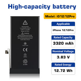 OEM Support Hochleistungs-Reinzellen-Kobalt-Akku für iPhone 12 Pro. Premium-Akku ideal für Reparaturwerkstätten, Großhandel und Massenversorgung.