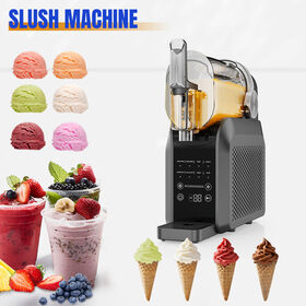 Machine à granité de table en plastique de 1,8 L en gros, moteur puissant pour la maison, fabricant de vin, thé et boissons gazeuses/vin avec Margarita