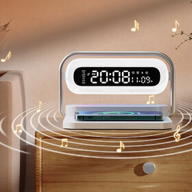 4 in 1 Wireless charger, Colorful night lights , Bluetooth speaker , and Clock alarm M11