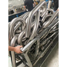 Custom Stainless Steel Titanium Mandrel Bend Auto Exhaust Pipe Mandrel Exhaust Bend Pipe Sheet Metal Production
