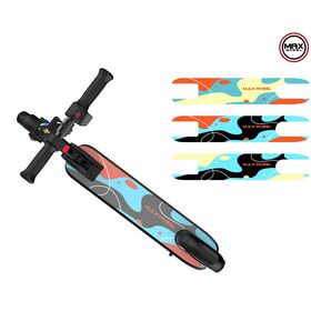 Trottinette pour Enfants Maxwheel S2 de l'Usine Chinoise, Pneu Plein 6.5" / 7", Pliable, Charge Maximale 50 kg, Hauteur du Guidon Réglable, Systèmes de Freinage Doubles