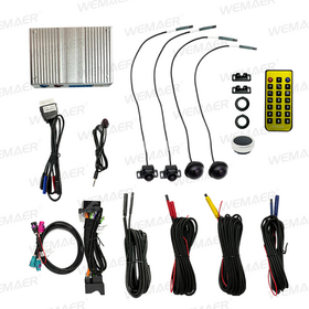 Wemaer 3D AVM 360 Degree Panoramic Camera AHD 1080P Full Color Image Bird View Cameras System for Ford Territory