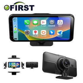 OEM/ODM Enregistrement 4K, CarPlay à Écran Tactile Complet, Écran IPS de 6,26 Pouces, Prise en Charge Bluetooth, WiFi, FM, Sortie AUX, Capteur G