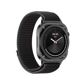 WhatsApp Reply Smartwatch Round Dial Square Case Design Swim-Proof Waterproof Metal Finish Craftsmanship