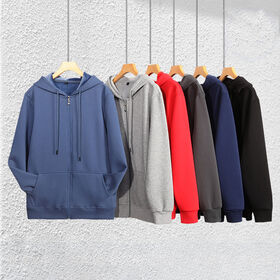 Fabricant de sweats à capuche zippés vierges personnalisés de haute qualité, sweats à capuche épais 420G, vêtements de rue pour hommes, sweats à capuche zippés pour hommes