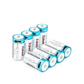 Factory Direct Selling CR123A 3.7V Lithium Ion Battery Cell 1850mwh Rechargeable Type C Li-ion Battery for Consumer Electronics