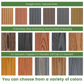 Dalles de plancher en bois composite pour jardin et balcon - Dalles de terrasse à monter soi-même (30x60 cm, paquet de 10) - Résistant à l'eau