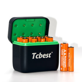 Hot Trending OEM Brand 1.5V AA AAA Cylindrical Li-ion Rechargeable Battery Charger with Type C Port
