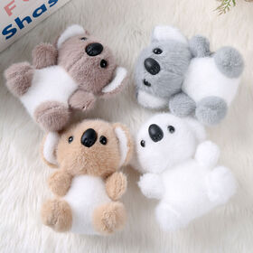 Sitting cute koala stuffed animal plush keychains bag pendants