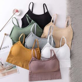 Brassière Amovible 7 Couleurs Lot De 7 Soutiens-gorge De Sport Sans Armatures - Confort Parfait Pour Le Yoga Et Le Quotidien Lot Brassiere Femme