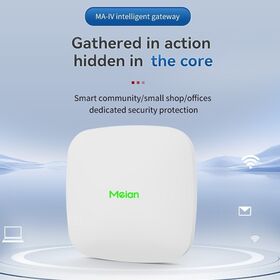 Système d'Alarme Domestique Intelligent WIFI+4G+TCP/IP avec Détecteur de Mouvement PIR et Capteur de Porte, Contrôle par Application