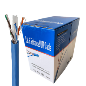 Cable Ethernet Cat6 de 305 metros (1000 pies) 23AWG con Aislamiento de Cobre Sólido Desnudo, Cable de Internet con Separador Cruzado Reductor de Ruido, Cable LAN UTP