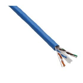 Cat6 Ethernet Datenkabel 305m (1000ft) Bulk Solid CCA 23AWG Kabel Cat 6 RJ45 LAN Kabel PVC Blau 0.56mm