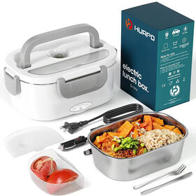 Self Heating Electric Lunch Box Food Warmer,Portable Heated Electric Lunchbox With Carry Bag
