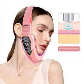 Mikrostrom V-Linie Hautstraffungs-Gesichtsmassagegerät mit Lifting-Gürtel für das Gesicht