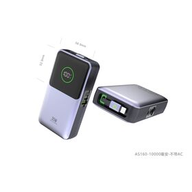Batterie Externe, Chargeur Portable 20000mAh avec Triple Ports USB 100W, Charge Rapide 22.5W, 6 Sorties, Batterie Essentielle de Voyage Fine