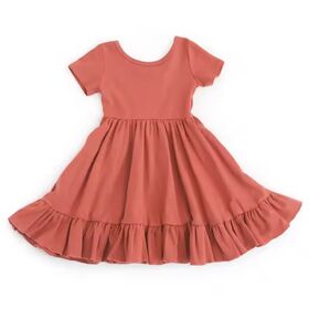 Robe De Princesse Tricotée à Manches Longues élégante Pour